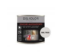DELKOLOR - Peinture multisupports RAL 7035 Gris clair 100ml - Couleur:Gris clair RAL 7035