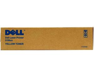 Dell 3100CNY K4974 (593-10064) Cartouche de toner Jaune authentique (TVA incluse