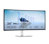 Dell 34 Plus USB-C Écran PC - S3425DW, WQHD (3440x1440), 21:9 Incurvé, 120Hz, VA, 1ms, AMD FreeSync Premium, HDR10, Réglage en Hauteur, Haut-parleurs intégrés, 2 USB-C, 2 HDMI, 2 USB, Garantie 3 Ans
