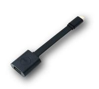 DELL 470-ABNE, 0,132 m, USB C, USB A, USB 3.2 Gen 1 (3.1 Gen 1), Mâle/Femelle, Noir DBQBJBC054