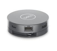 Dell Adaptateur multiport USB-C DA305 6 en 1 - Câble coaxial Rond, Plug and Play, USB-C intégré - Gris