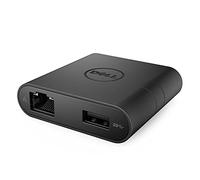 Adaptateur USB-C - DELL - HDMI/VGA/Ethernet/USB 3.0 - Noir - Filaire - 4 Ports