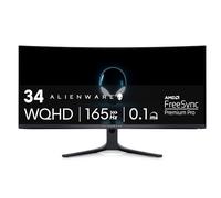 Dell Alienware Écran de jeu QD-OLED incurvé 34" AW3423DWF, système d'éclairage AlienFX, temps de réponse 0,1 m, antireflet,