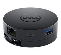 Dell Adaptateur mobile DA-300 - USB-C, USB-A, VGA, GigE - Noir avec fil