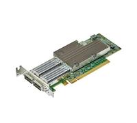 Dell Broadcom® 57508 Double ports 100GbE QSFP Adaptateur, PCIe profil bas
