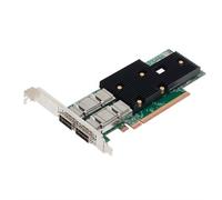 Dell Broadcom® 57608 Double ports 100GbE QSFP56 Adaptateur, PCIe Pleine hauteur