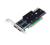 Dell Broadcom® 57608 Double ports 200GbE QSFP112 Adaptateur, PCIe Pleine hauteur