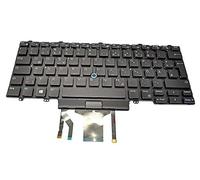Dell Clavier allemand éclairé pour ordinateur portable Latitude 5490 Latitude 5491 Latitude 5495 Latitude 7480 Latitude 7490 : 9FFCM