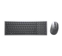 Pro Plus Compact Keyboard and Mouse - KM7120W - Ensemble clavier et souris - sans fil - Bluetooth, 2.4 GHz - QWERTY - International US - gris titan -