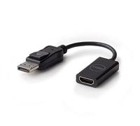 Dell DisplayPort to HDMI 2.0 492-BBXU, 0.2 m, DisplayPort, 0492-BBXU (492-BBXU, 0.2 m, DisplayPort, HDMI Type A (Standard), Male, Female, Black)
