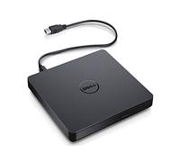 DELL DW316 Lecteur Optique DVD±RW Externe USB 2.0 Noir pour Portable (137x14x144mm, 200g) avec CyberLink Media Suite - Compatibilité étendue DELL