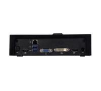 Dell E-Port II - Station d'accueil / Réplicateur de ports avec USB 3.0, DisplayPort 1.2, VGA, DVI-D, Ethernet - Adaptateur 130W - Compatible Latitude E-Série, 7240, 7440