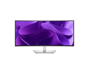 DELL Écran LCD Incurvé 34.1" P3425WE, WQHD 3440x1440, IPS Edge LED, 350cd/m², 8ms GTG, HDMI 2.1/DisplayPort 1.4, USB-C 90W, RJ45, Noir/Gris