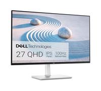 Dell Écran S2725DS - Écran QHD (2560 x 1440) de 27", taux de rafraîchissement de 100 Hz, rapport de contraste 1500:1, TÜV Rheinland Eye Comfort 4 Star, haut-parleur 2 x 5 W intégré, hauteur