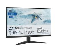 Dell G2725D 27" QHD (2560x1440) Écran PC Gaming, 180Hz, IPS, 1ms, AMD FreeSync, 99% sRGB, DisplayPort, 2X HDMI, Garantie 3 Ans, Noir