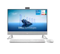 Dell Inspiron 27 All-in-One EC27250-27" FHD (1920 x 1080) IPS Display, Intel Core i5-1334U, Intel Iris XE, 16GB RAM, 512GB SSD, Windows 11 Home, Azerty Keyboard & Wireless Mouse Included, Pearl