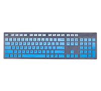 Dell Inspiron AIO 3475/3670/3477 Coque de Protection pour Clavier Compatible Dell KM636 KB216 et Clavier Filaire Dell Optiplex 5250 3050 3240 5460 7450 7050 Bleu (Ombre Blue)