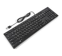 Dell KB216 Clavier multimédia de Bureau ultrafin Ukrainian Noir