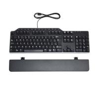 Dell KB522 Clavier professionnel multimédia 104 touches avec concentrateur USB et repose-poignets - Disposition brésilienne compatible MPNs NV3WH, 0FRXW, 1RW52, X20M8, 7VHY1, 75RW8