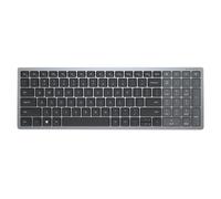 Dell KB740 - Clavier - compact, multi-dispositif - sans fil - 2.4 GHz, Bluetooth 5.0 - QWERTY - Espagnol - gris titan - avec 3 years NBD Advance Exchange