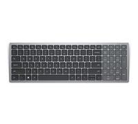 Dell KB740 - Clavier - compact, multi-dispositif - sans fil - 2.4 GHz, Bluetooth 5.0 - QWERTY - International US - gris titan - avec 3 years NBD Advance Exchange G