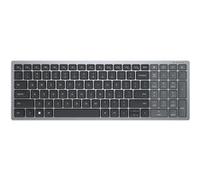 Dell KB740 - Clavier - compact, multi-dispositif - sans fil - 2.4 GHz, Bluetooth 5.0 - QWERTY - Portugais - gris titan - avec 3 years NBD Advance Exchange G