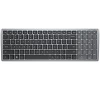 Dell KB740 - pleine taille (100%) - sans fil - sans fil RF + Bluetooth - commutateur à ciseaux - QWERTY - gris - noir