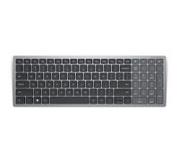 DELL KB740, Taille réelle (100 %), RF sans fil + Bluetooth, Commutateur de touche « ciseaux », AZERTY, Gris, Noir KB740-GY-R-FR