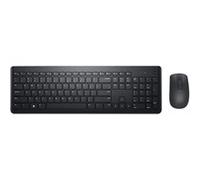 Dell Keyboard and Mouse KM3322W - Ensemble clavier et souris - sans fil - 2.4 GHz - AZERTY - Belge - noir - avec 3 ans de service Advanced Exchange