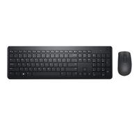 Dell Keyboard and Mouse KM3322W - Ensemble clavier et souris - sans fil - 2.4 GHz - QWERTY - R.-U. - noir - avec 3 years NBD Advance Exchange G