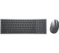 DELL KM7120W clavier RF sans fil + Bluetooth AZERTY Belge Gris, Titane