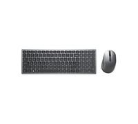 Dell KM7120W Clavier RF sans Fil + Bluetooth QWERTY Belge Gris, Titane