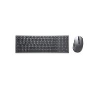 DELL KM7120W clavier Souris incluse Bureau RF sans fil + Bluetooth QWERTZ Allemand Gris, Titane