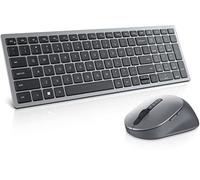 DELL KM7120W clavier Souris incluse Bureau RF sans fil + Bluetooth QWERTZ Allemand Gris, Titane