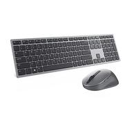 Dell KM7321W Clavier RF sans Fil + Bluetooth QWERTZ Allemand Gris, Titane