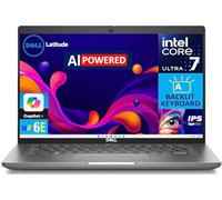 Dell Latitude 5450 Ordinateur portable alimenté par l'IA avec écran IPS FHD de 14" (Intel Core Ultra 7 155U, 32 Go DDR5, SSD M.2 PCIe 512 Go, carte graphique Intel, KB rétroéclairé, 2 Thunderbolt 4