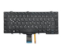 Dell Latitude 7280 7290 5280 5290 Clavier allemand Qwertz rétroéclairé Numéro de pièce 2TVV1
