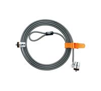 DELL MicroSaver Twin 461-10214 - Câble Antivol Argent, Serrure Clé Ronde, Passe-Partout, 2 Clés, Code SH 83014090