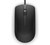 DELL MS116 Optical USB 1000 DPI Black Ambidextrous Universal Office Mouse (Souris de bureau universelle)