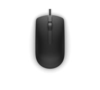 DELL MS116 Souris Optique USB Type-A 1000 DPI - Ambidextre, 2 Boutons, Molette, Câble 1.8m, Noir