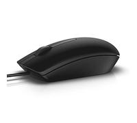 Dell MS116 USB Wired Mouse, MS116, Ambidextrous, Optical, 0MS116 (MS116, Ambidextrous, Optical, USB Type-A, 1000 DPI, Black)
