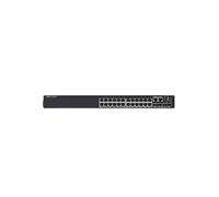 DELL N2224X-ON Switch Gigabit Ethernet L3 Géré 24x10/100/1000, 4xSFP28, 2xQSFP+, 1U, PoE Non, 160Gbit/s, 32K MAC, Noir