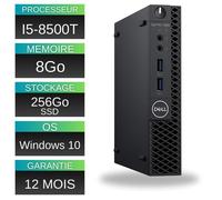 Dell Optiplex 3060 MICRO SFF i5-8500T - 8Go RAM - SSD 256 Go HDMI DisplayPort Windows 10