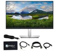 Dell P2225H Écran d'ordinateur IPS 22" 16:9 avec DisplayPort et câbles en amont USB 3.0 avec cordon d'alimentation, câble amont USB 3.0 + câble de port d'affichage + câble HDMI + chiffon en microfibre