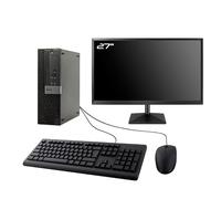 Dell PC 5040 SFF Ecran 27" Gaming GTX 1650 i5-6500 RAM 32Go SSD 240Go + HDD 2To