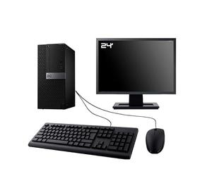 Dell PC Optiplex 7040 MT Ecran 24" Intel I7-6700 RAM 16Go SDD 2 to W11 WiFi