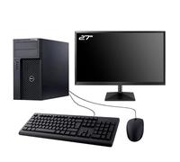 Dell PC Precision T1700 MT Ecran 27" Intel I7-4770 RAM 16Go SSD 960Go W11 WiFi