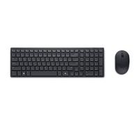 Dell Pro Compact Silent Keyboard and Mouse - KM555 - Ensemble clavier et souris - sans fil - 2.4 GHz, Bluetooth 5.1 - QWERTY - Espagnol - noir - avec 3 years NBD Advance Exchange