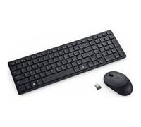 Pro Compact Silent Keyboard and Mouse - KM555 - Ensemble clavier et souris - sans fil - 2.4 GHz, Bluetooth 5.1 - AZERTY - Belge - noir - avec 3 years