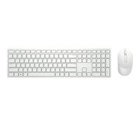 Dell Pro Keyboard and Mouse KM5221W - Ensemble clavier et souris - sans fil - 2.4 GHz - AZERTY - Français - blanc - avec 3 years NBD Advance Exchange
